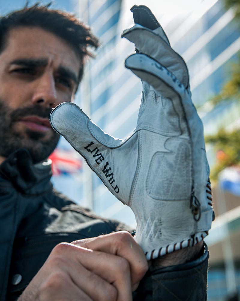 Guantes Second Skin Man TATTOO BLANCO