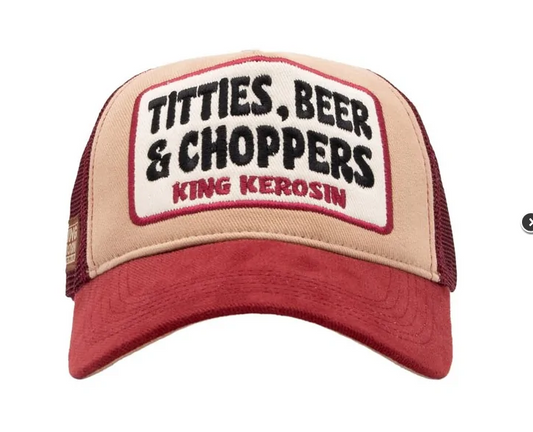 GORRA KING KEROSIN Titties, Beer & Choppers