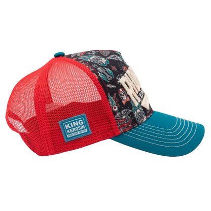 Gorra KING KEROSIN 'Ride Hard' en negro