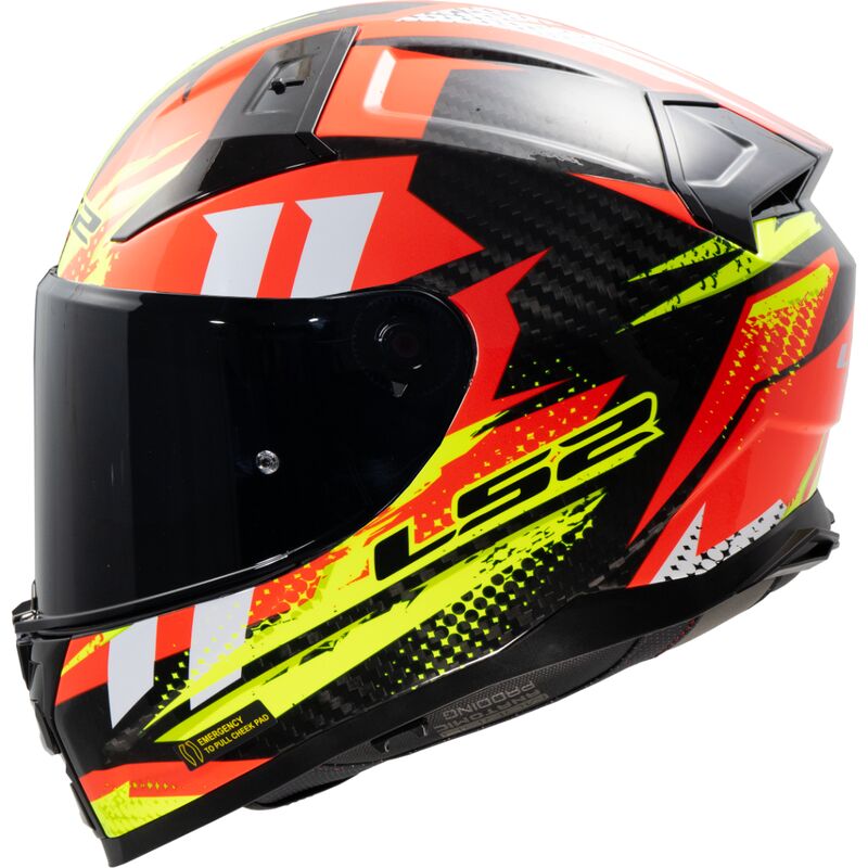 Casco LS2 FF811 VECTOR II Carbono TANTIC RED H-V YELLOW-06