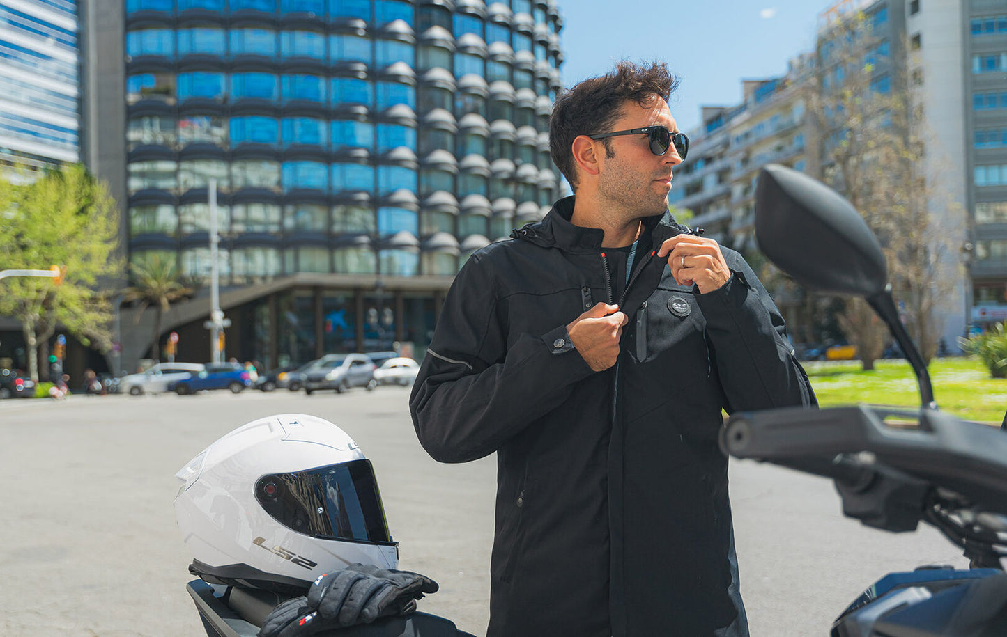 CHAQUETA  LS2 RAMBLA EVO MAN JACKET BLACK