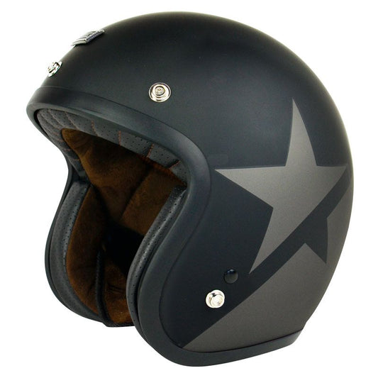 CASCO JET PRIMO STAR TITANIUM MATT (E2206)