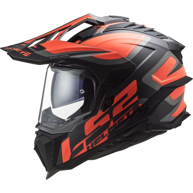 Casco LS2 MX701 EXPLORER ALTER MATT BLACK FL.ORANGE-06