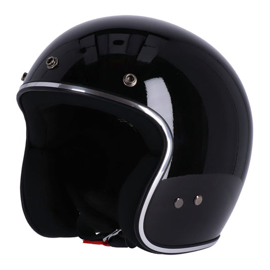 CASCO ROEG JET NEGRO BRILLO