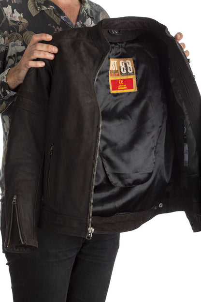 Chaqueta de Piel Mujer RST RIPLEY NEGRA