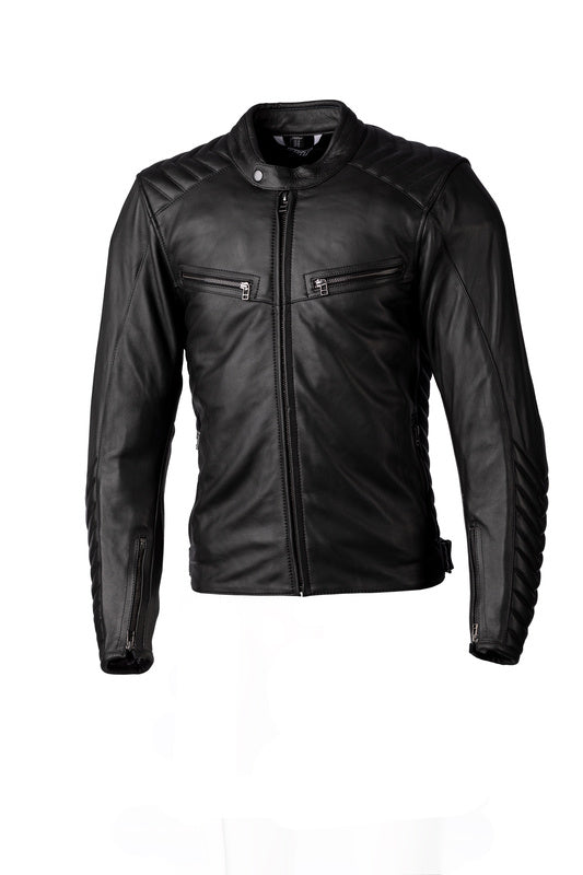 CHAQUETA DE PIEL (Hombre) RST ROADSTER 3 CE Negro