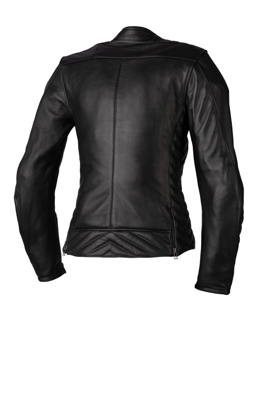 CHAQUETA de Piel (Mujer) RST ROADSTER 3 CE Negro,