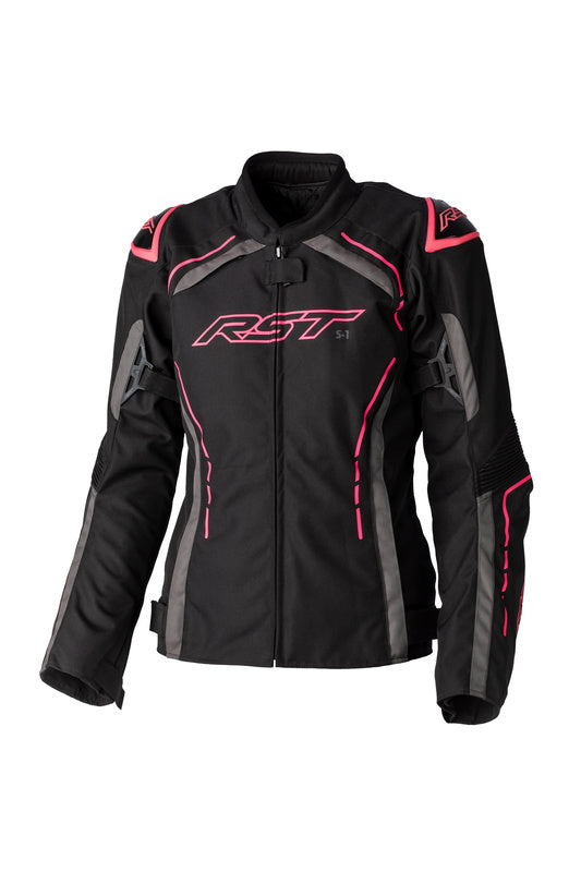 Chaqueta RST Textil (Mujer) S-1 CE Rosa Flúor