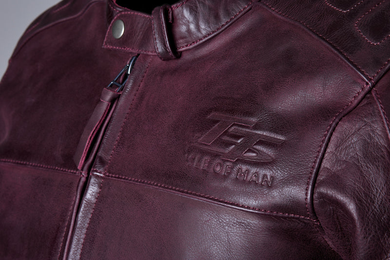 Chaqueta RST Brandish2 cuero CE hombre - Oxblood