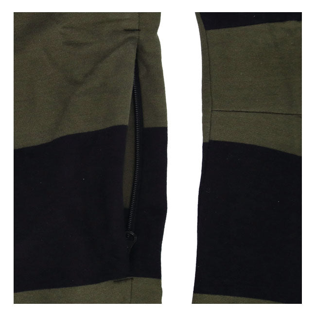 Sudadera de rayas de Roeg Verde / negra