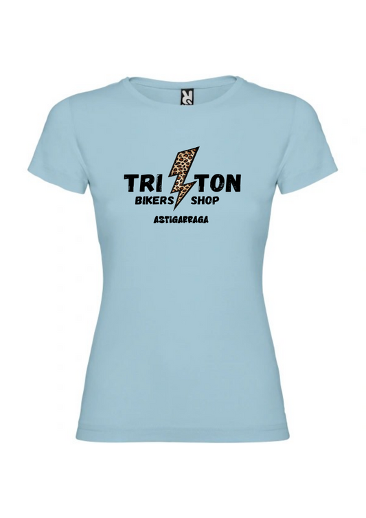 Camiseta azul cielo TRITON mujer