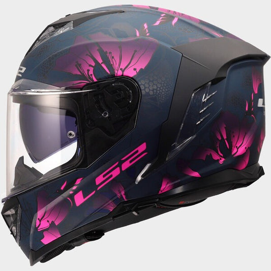 Casco LS2 FF818 STORM III BURST BLACK PINK
