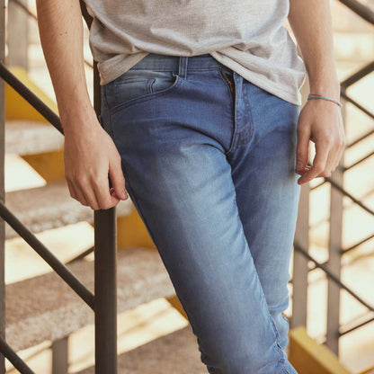 PANTALON BY CITY ROUTE II MAN LIGHT BLUE