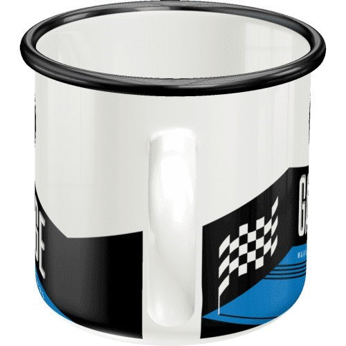 TAZA ESMALTADA / BMW GARAGE