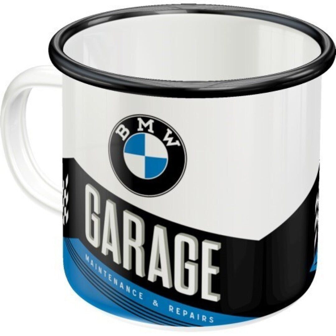 TAZA ESMALTADA / BMW GARAGE