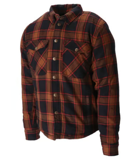 Camisa 13 1/2 cuadros marrón/negro