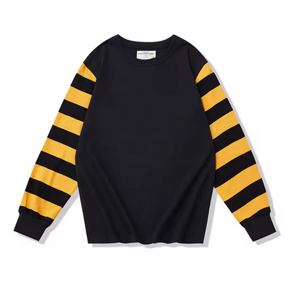 Camiseta manga larga TRITON amarilla / negro