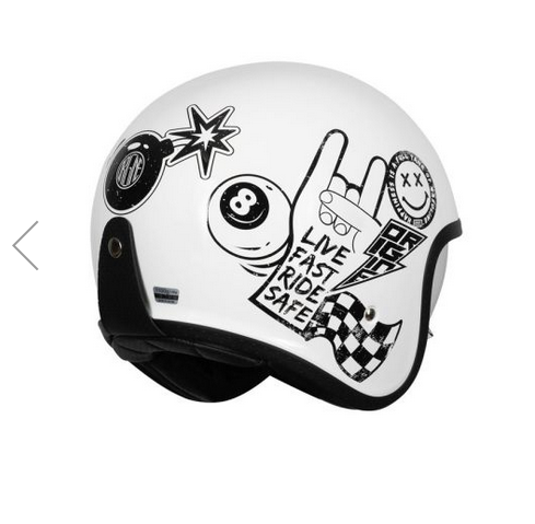 Casco Origine SPIRIT STICKY WHITE GLOSS (ECE22.06)