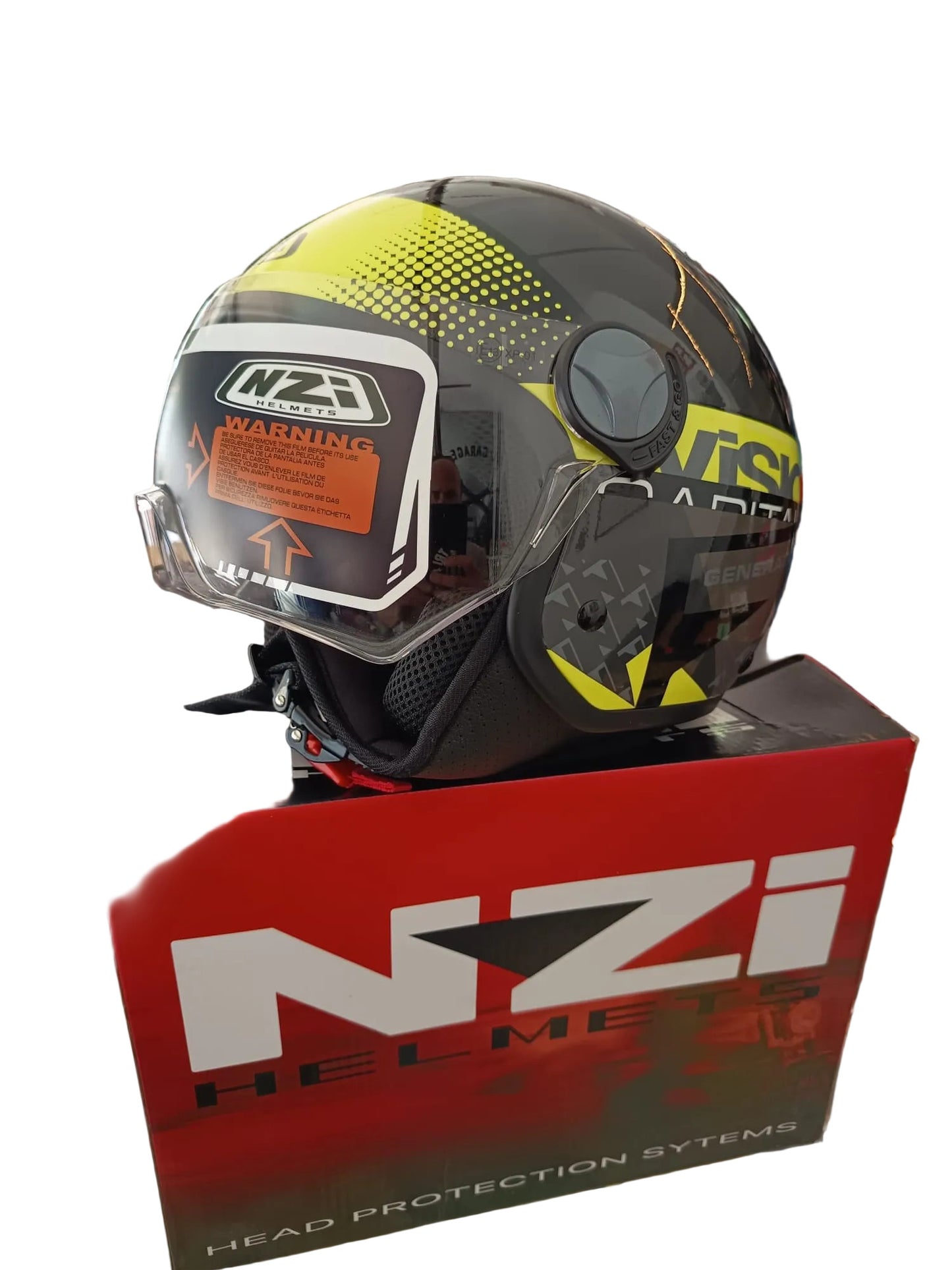 Casco NZI Capital Vision plus Black & Yellow