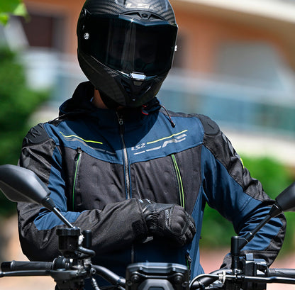 Chaqueta LS2 ZIRCONIUM Negra/azul