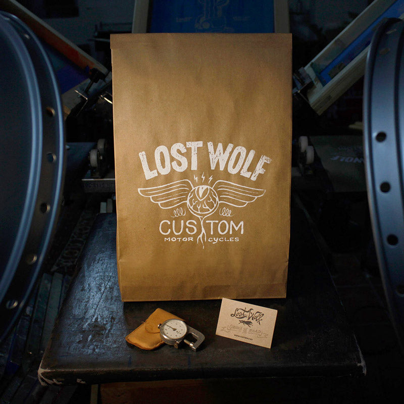 SUDADERA LOST WOLF NAVY