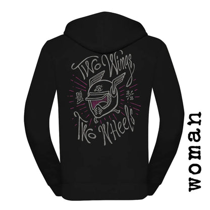 SUDADERA LOST WOLF mujer Two wings two wheels