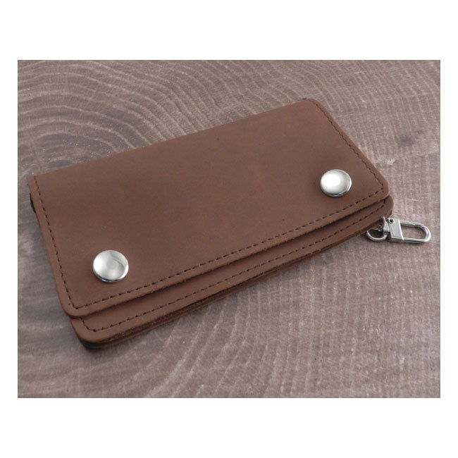 CARTERA PIEL MARRON GRANDE