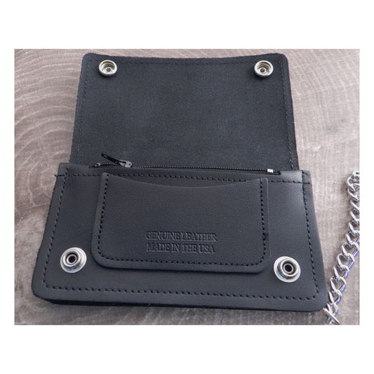 CARTERA PIEL GRANDE NEGRA BUFFALO