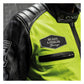 CHAQUETA Holy Freedom Zero Vision leather jacket black / fluo yellow