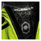 CHAQUETA Holy Freedom Zero Vision leather jacket black / fluo yellow