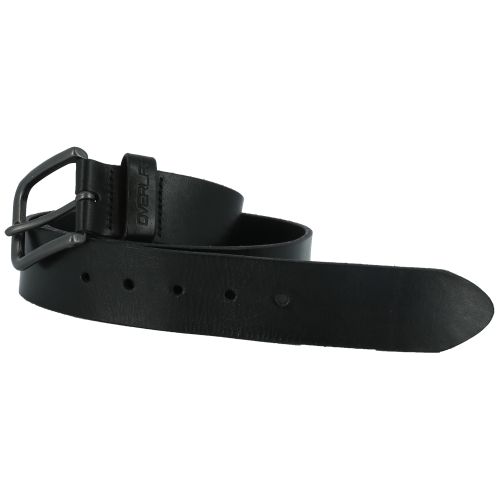 CINTURON DE CUERO OVERLAP NEGRO JIM-BELT