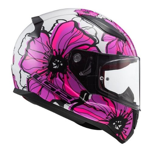 CASCO LS2 FF353 RAPID POPPIES ROSA