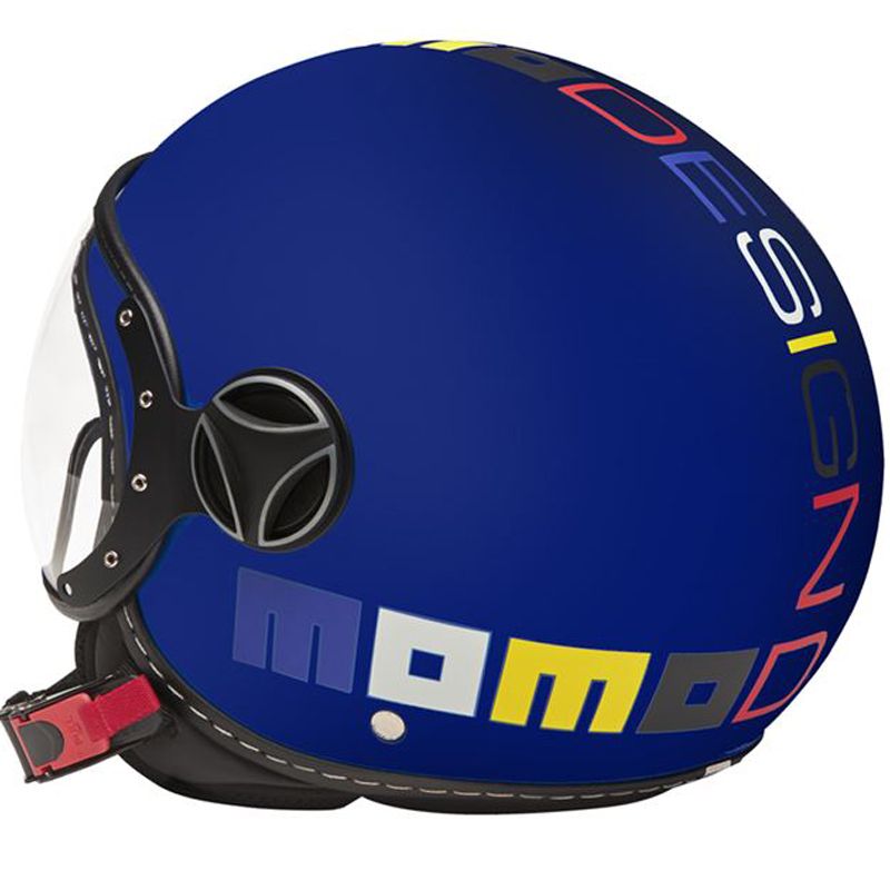 Casco Momo Design FGTR BABY BLU MATT/MULTI (NIÑO/INFANTIL)