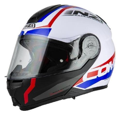 CASCO NZI COMBI 2 DUO SHOCK WHITE & RED