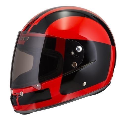 CASCO NZI STREET TRACK 4 COMANDO FLUO RED